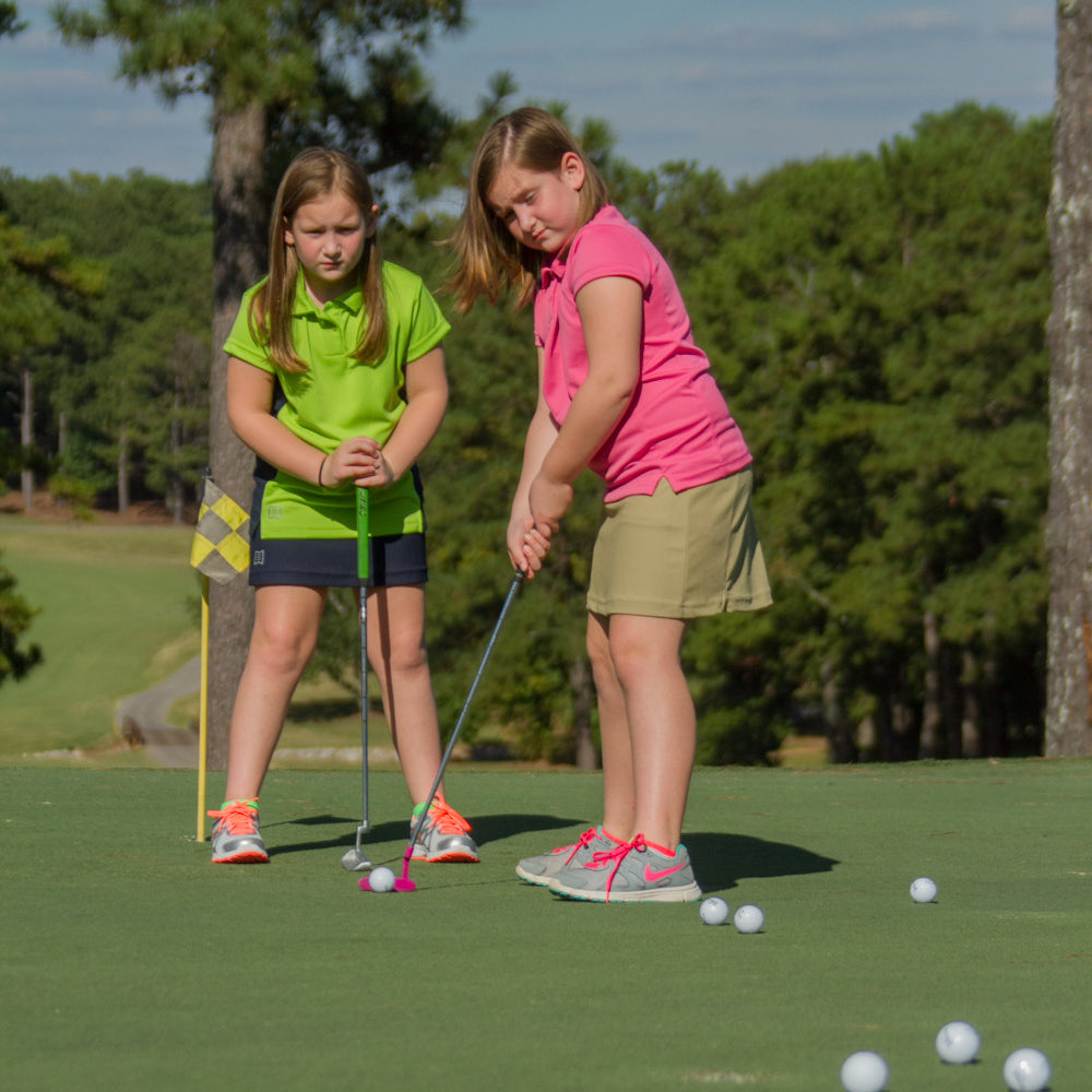 Junior Girls: Golf Putting Drill